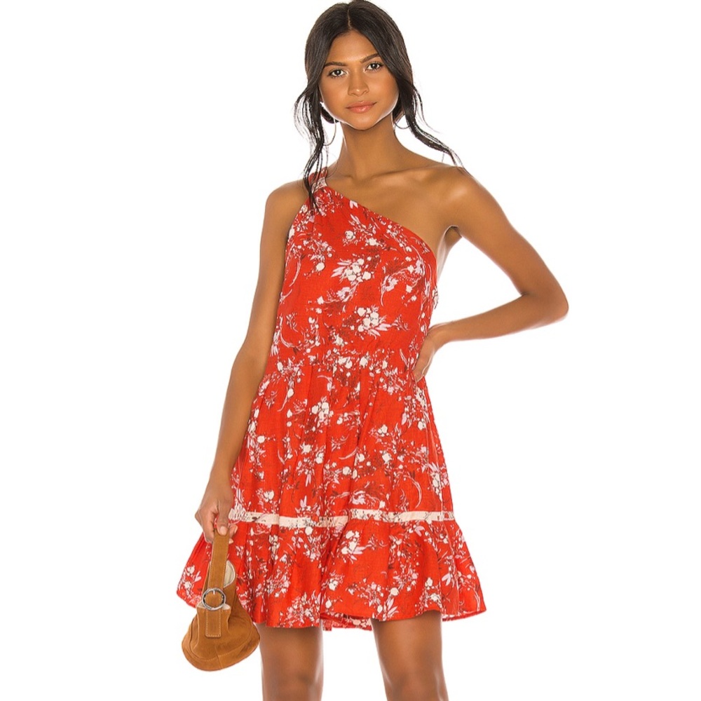 Free people one shoulder dress